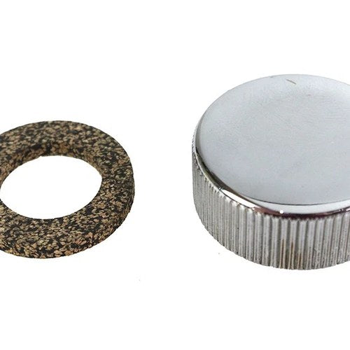 Fuel Filter Strainer Cap Chrome for Harley-Davidson