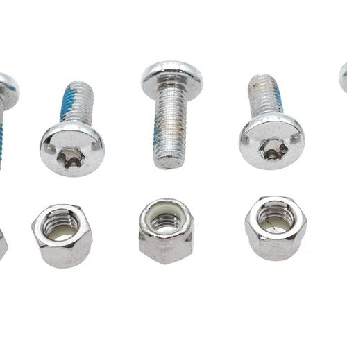 Rear Disc Bolt and Nut Kit Chrome fits Harley Davidson