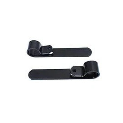 Black 1 inch Exhaust "P" Clamp Set for Harley-Davidson