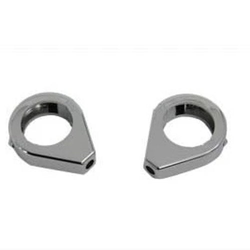 Chrome Turn Signal Clamp Kit 39mm Forks for Harley-Davidson