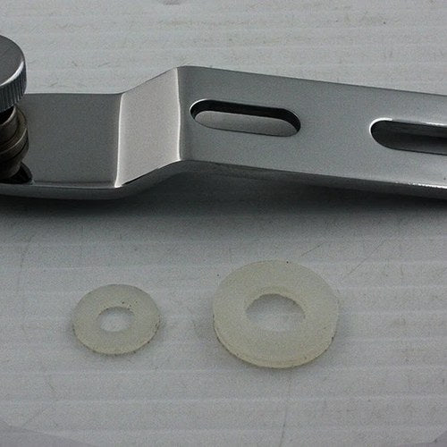 Chrome Seat Tab Assembly Rear for Harley-Davidson