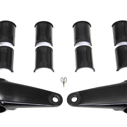 Side Mount Headlamp Bracket Kit Black for Harley-Davidson