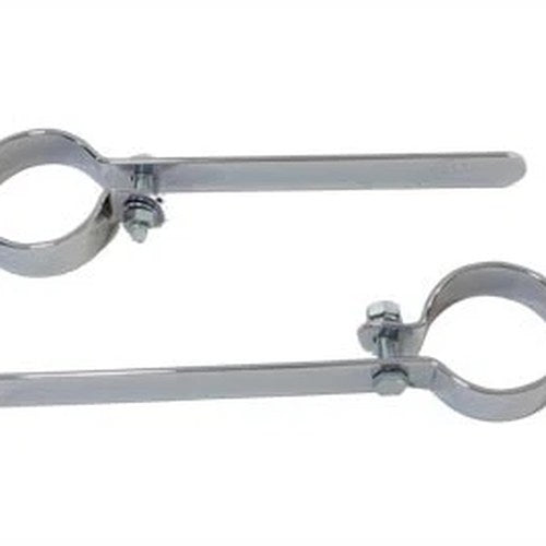 Chrome 1-7/8 inch Exhaust Hanger Clamp Set for Harley-Davidson