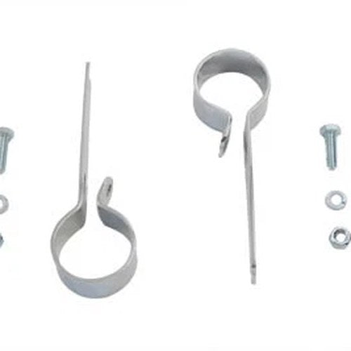 Chrome 1-3/4 inch Exhaust Hanger Clamp Set for Harley-Davidson