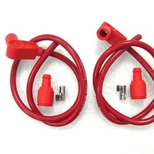 Universal Red 8mm Spark Plug Kit for Harley-Davidson