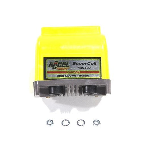 Accel Yellow Dual Fire H.V. Super Coil for Harley-Davidson