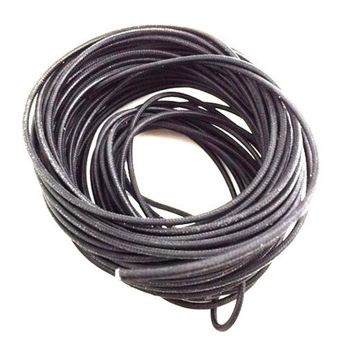 Pure Black 25' Braided Wire for Harley-Davidson