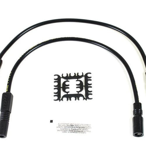 Accel 8mm S/S Spiral Core Ignition Wire Set Black for Harley-Davidson