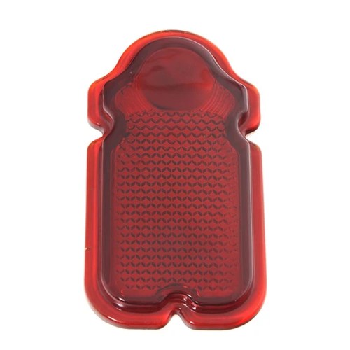 Red Glass Tombstone Tail Lamp Lens for Harley-Davidson