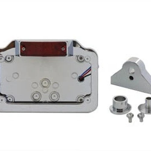 Chrome Plain Style Tail Lamp Assembly for Harley-Davidson