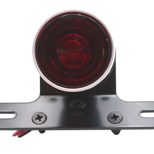 Black 2 inch Round Tail Lamp for Harley-Davidson