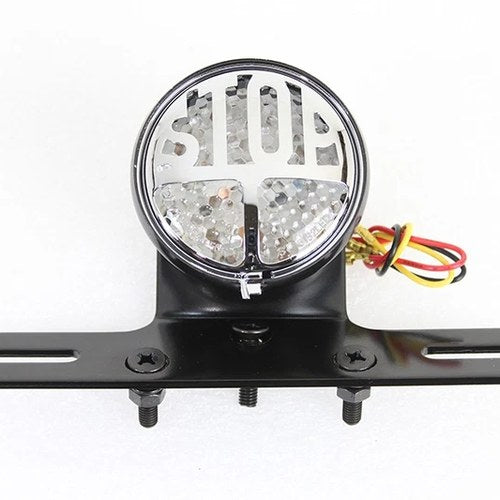 Round inchStop inch LED Tail Lamp Kit for Harley-Davidson