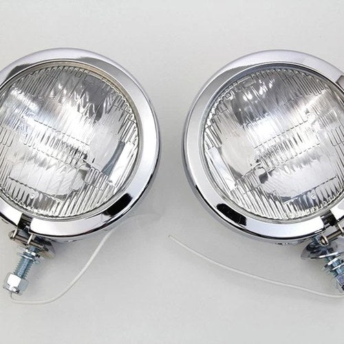 Chrome FL Spotlamp Set for Harley-Davidson