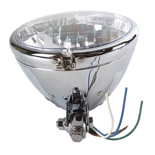 Spring Fork Style Headlamp Assembly Chrome for Harley-Davidson