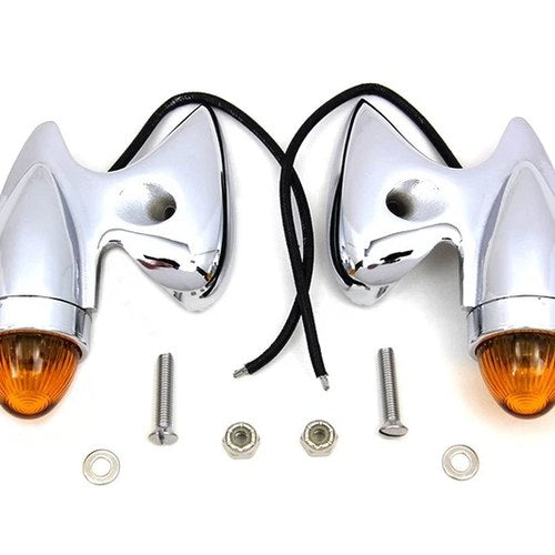 Gunner Style Marker Lamp Set for Harley-Davidson