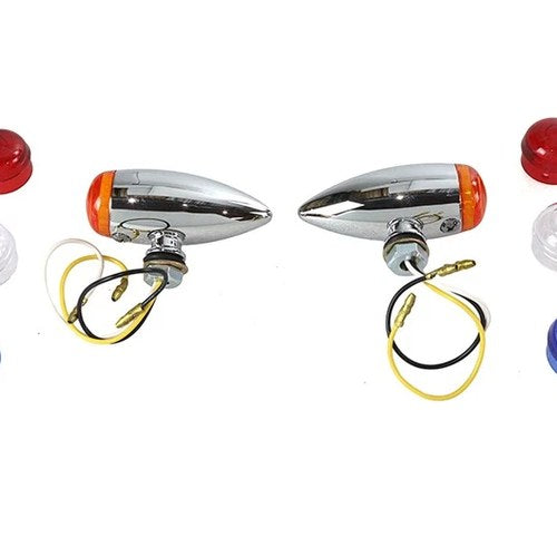 Mini Clear LED Bullet Marker Lamp for Harley-Davidson