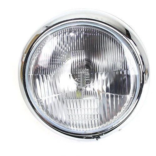 7 inch 6 Volt LED Glide Headlamp Chrome for Harley-Davidson