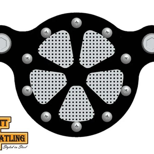 Wyatt Gatling Air Cleaner Kit Black for Harley-Davidson