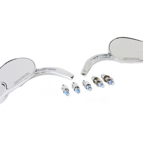 Big Twin Mirror Set Chrome for Harley-Davidson