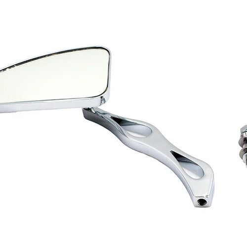Ace Mirror Ball Milled Style with Billet Stem for Harley-Davidson