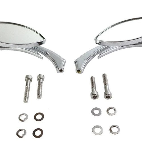 Eagle Eye Mirror Set Billet Chrome for Harley-Davidson