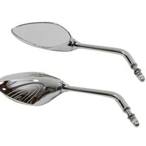 Lazer Wing Mirror Set Chrome for Harley-Davidson