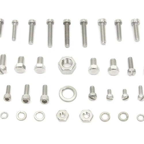 Linkert Carburetor Screw Kit Zicad Plated for Harley-Davidson