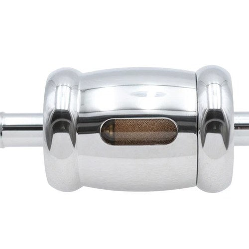 Billet Fuel Filter Chrome for Harley-Davidson