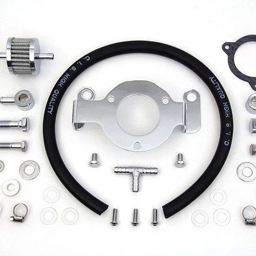 Crankcase Breather and Bracket Kit for Harley-Davidson