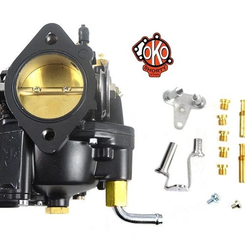 Oko Performance 1-7/8 inch Shorty Carburetor Black for Harley-Davidson