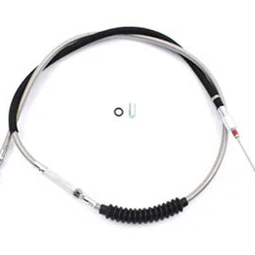 62.51 inch Braided Stainless Steel Clutch Cable for Harley-Davidson