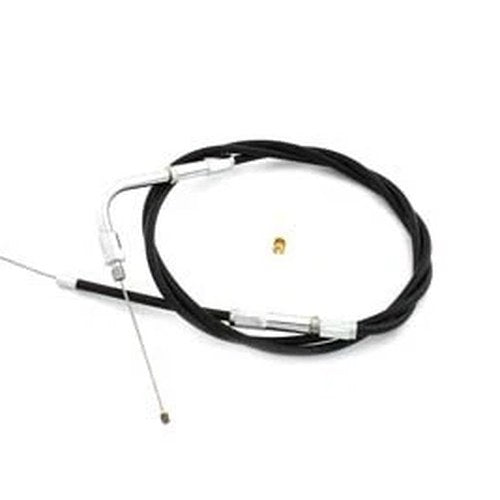 Black Throttle Cable with 46 inch Casing for Harley-Davidson