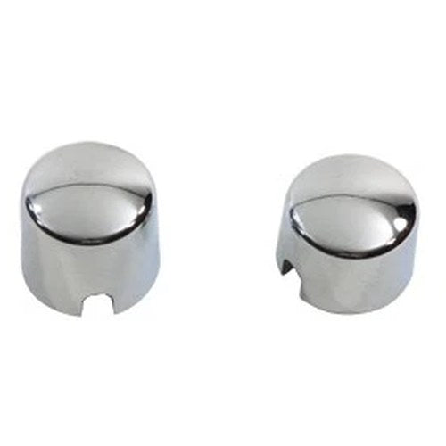 Chrome Rear Axle Nut Cover Set for Harley-Davidson