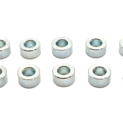 Chrome Steel Spacers 1/4 inch x 15/32 inch x 1/4 inch for Harley-Davidson