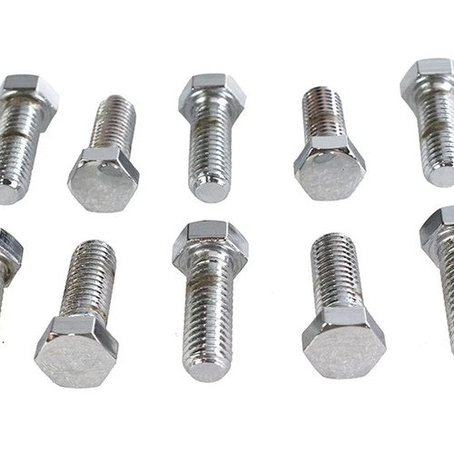 Hex Cap Bolts Chrome 7/16-14 X 1-1/4 inch for Harley-Davidson