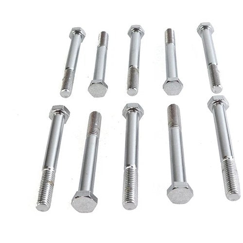 Hex Cap Bolt Chrome 3/8 inch X 3-1/2 inch for Harley-Davidson