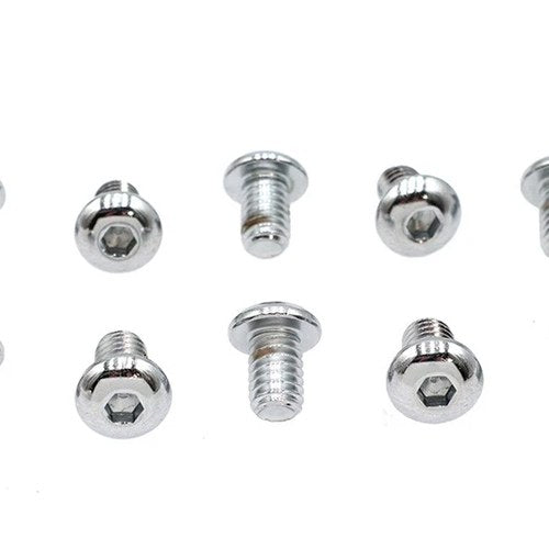 Allen Button Head Screws Chrome 5/16 inch X 1/2 inch for Harley-Davidson