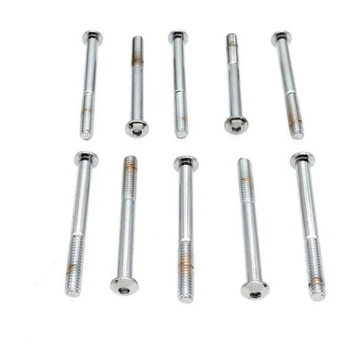 Allen Button Head Screws Chrome 1/4 inch X 2-5/8 inch for Harley-Davidson