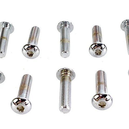 Allen Button Head Screws Chrome 3/8 inch X 1-1/2 inch for Harley-Davidson
