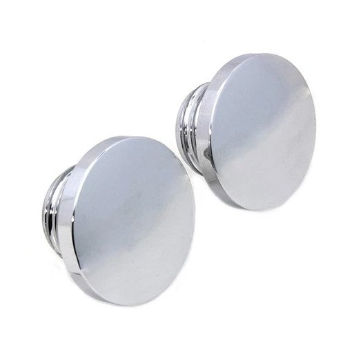 Billet Smooth Style Gas Cap Set for Harley-Davidson