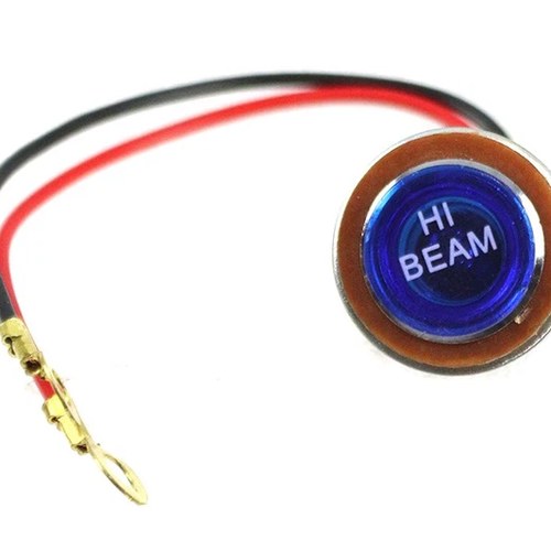 Blue High Beam Indicator Lamp for Harley-Davidson