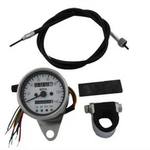 Mini 60mm Speedometer with 2:1 Ratio for Harley-Davidson