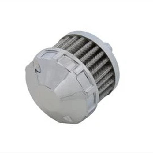 Chrome Crankcase Breather Assembly for Harley-Davidson