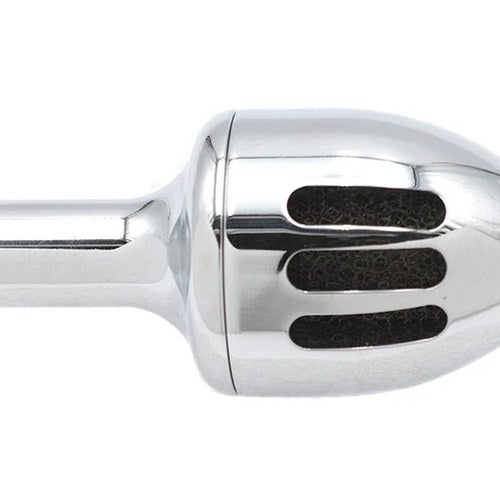 Chrome Billet Single Breather Canister for Harley-Davidson