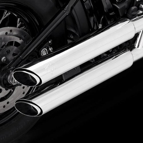 Vance & Hines For 18-22 Harley Davidson Softail Twin Slash S/OS Pcx Slip-On