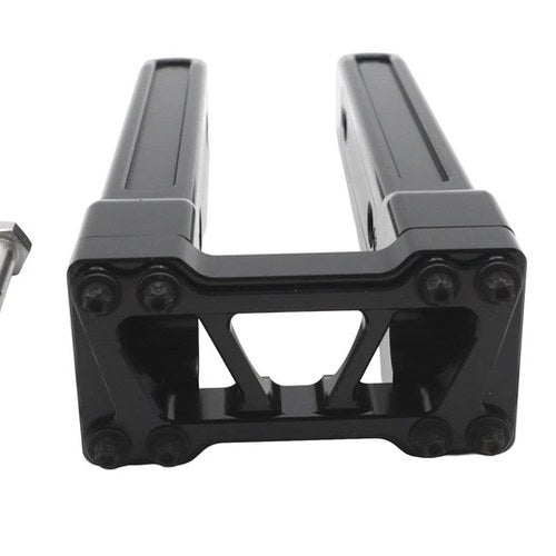 Wyatt Gatling 10 inch Pirate Style Riser Set Black for Harley-Davidson