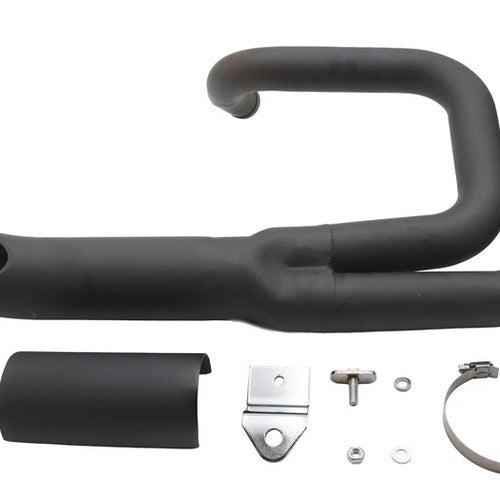 Wyatt Gatling Lake Style Exhaust System Black for Harley-Davidson