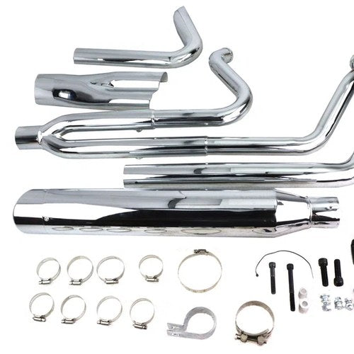 Ultima Dominator 2:1 Exhaust Header System Chrome for Harley-Davidson