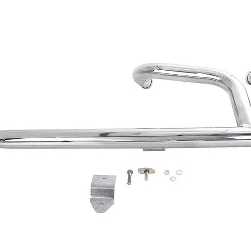 Wyatt Gatling 2:1 Fishtail Exhaust Header Pipe Chrome for Harley-Davidson