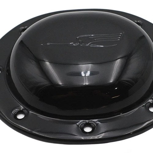 Replica Bird Style Derby Cover Black for Harley-Davidson